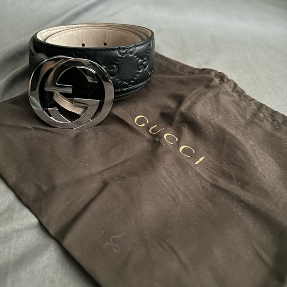 Gucci Accessories Gucci Black Belt Size 9 Poshmark